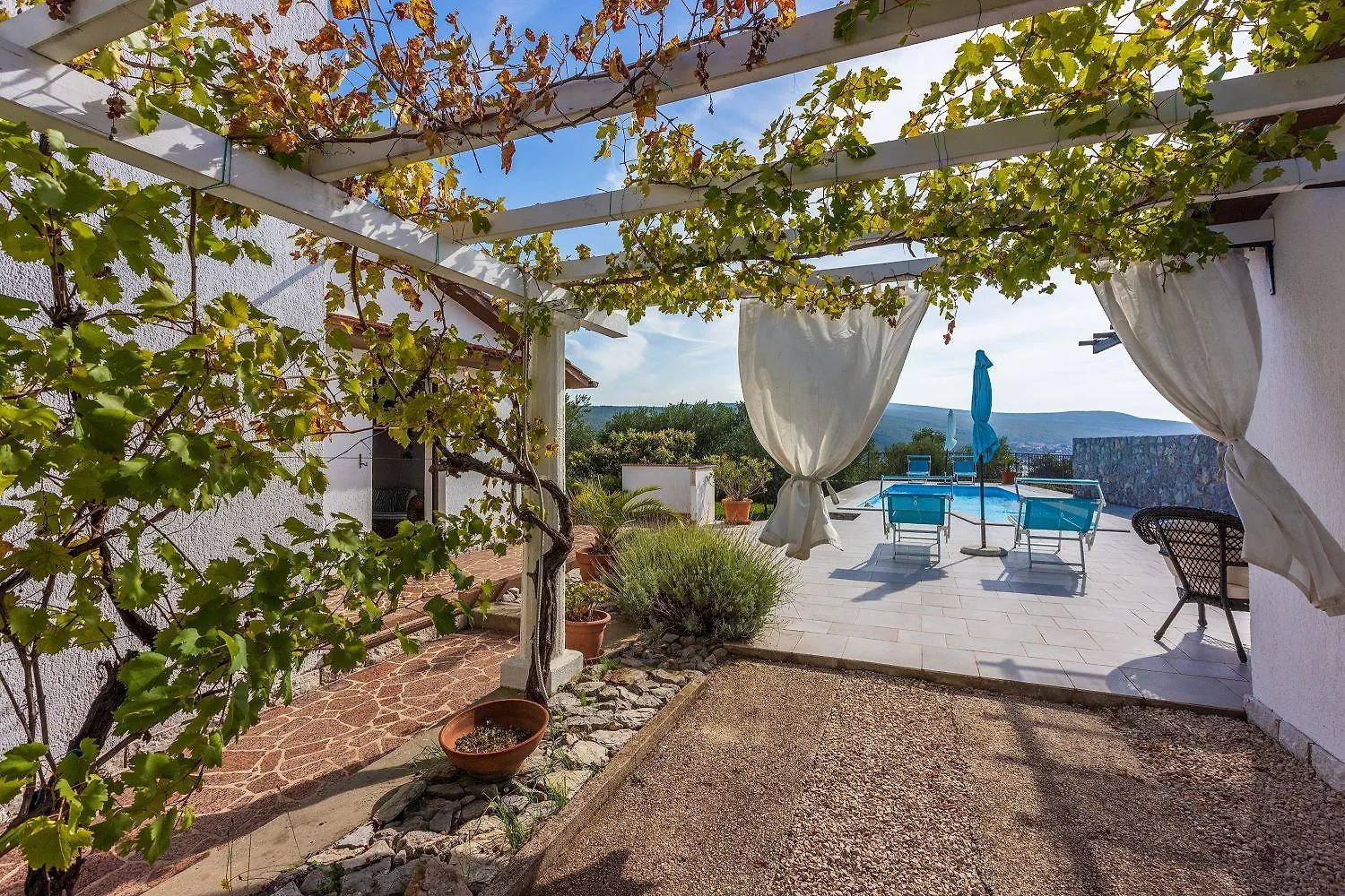Hundefreundliche Und Strandnahe Villa Mit Meerblick, Privatpool, Grill Kornic 0*,