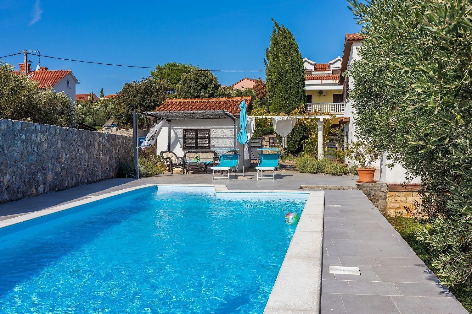 Hundefreundliche Und Strandnahe Villa Mit Meerblick, Privatpool, Grill Kornic
